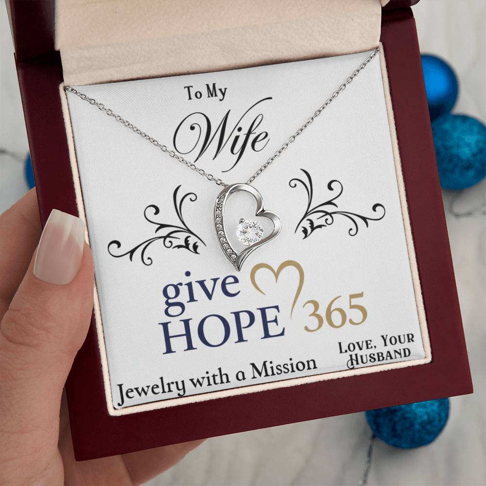 Give Hope Forever Love Necklace - My Wife