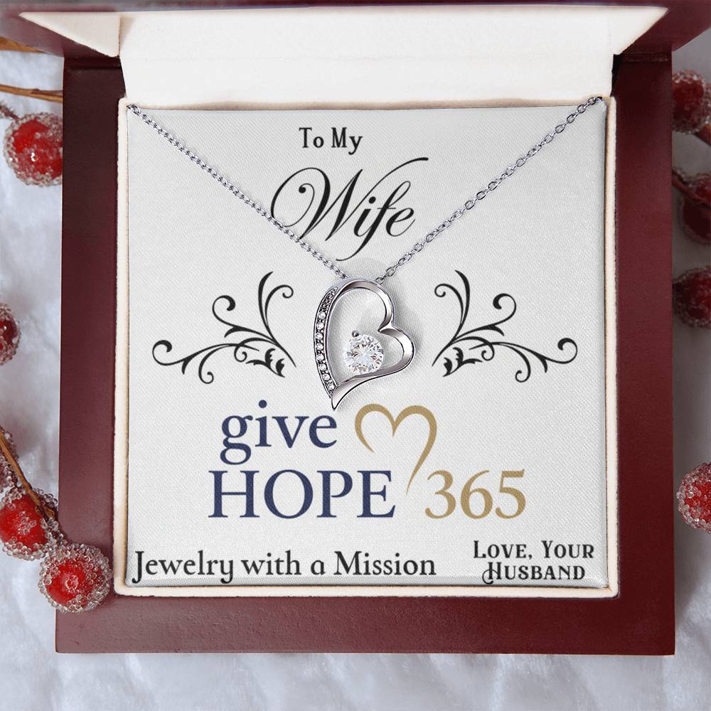Give Hope Forever Love Necklace - My Wife