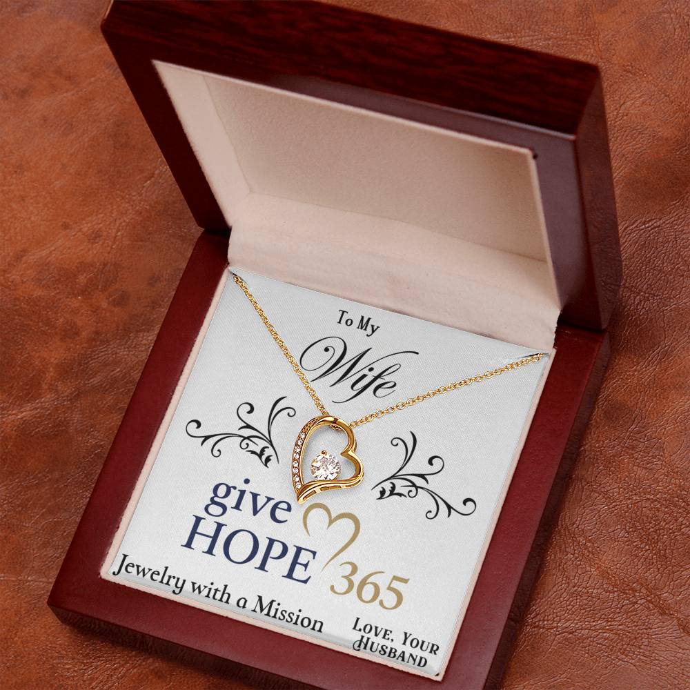 Give Hope Forever Love Necklace - My Wife