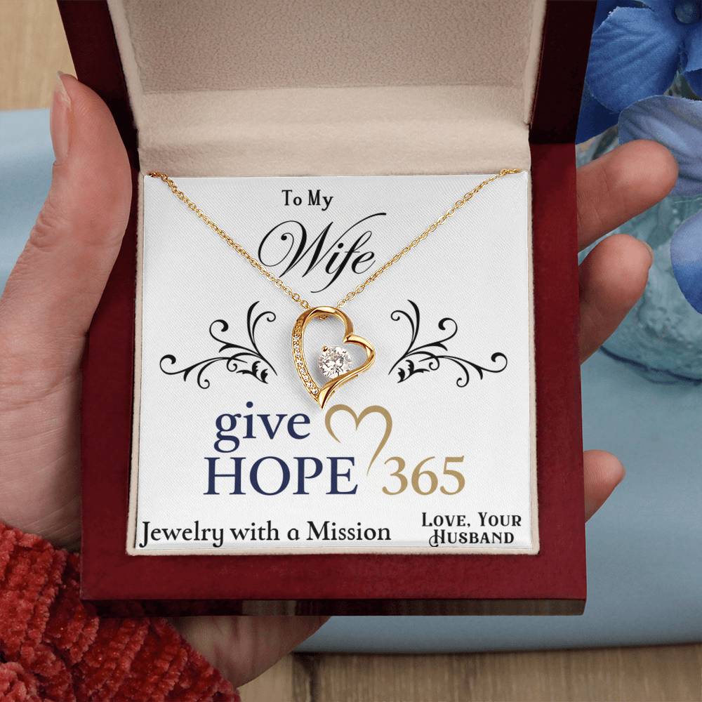 Give Hope Forever Love Necklace - My Wife