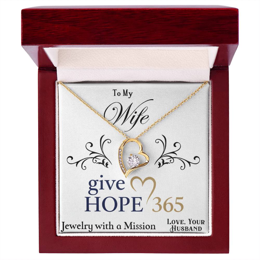 Give Hope Forever Love Necklace - My Wife