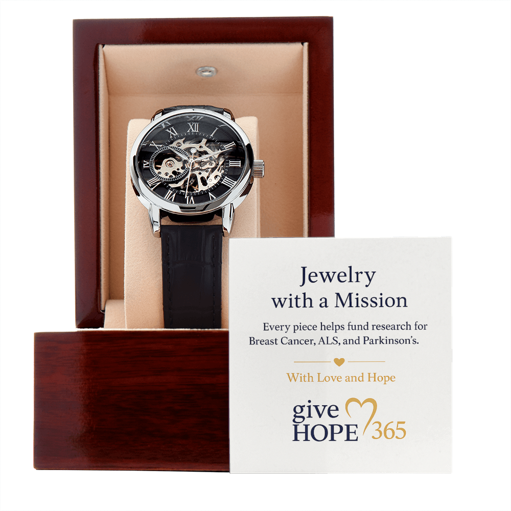 Give Hope Openwork Watch