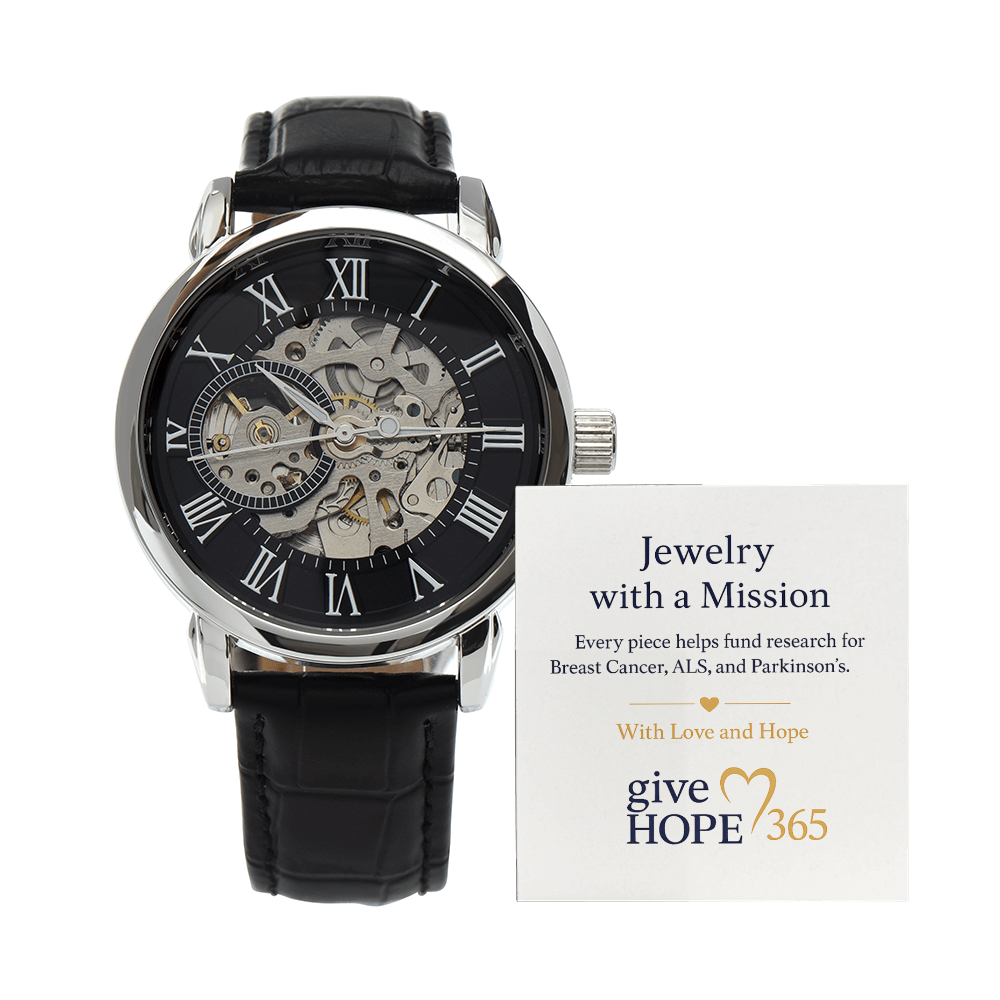 Give Hope Openwork Watch