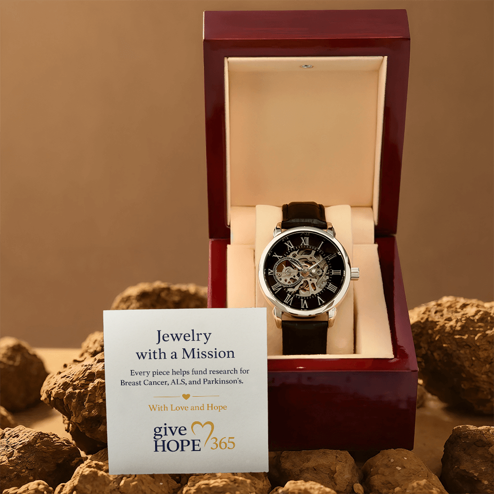 Give Hope Openwork Watch