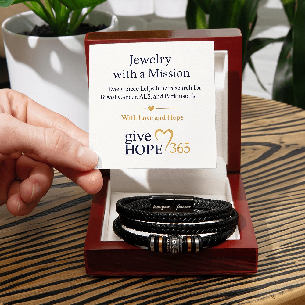 Give Hope Love Forever Bracelet