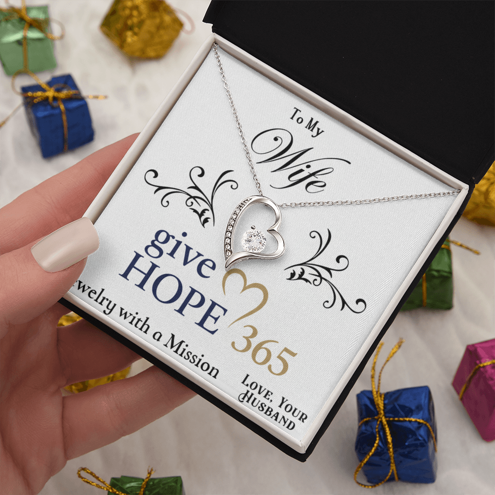 Give Hope Forever Love Necklace - My Wife