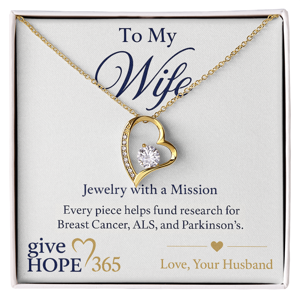 Give Hope Forever Love Necklace - My Wife
