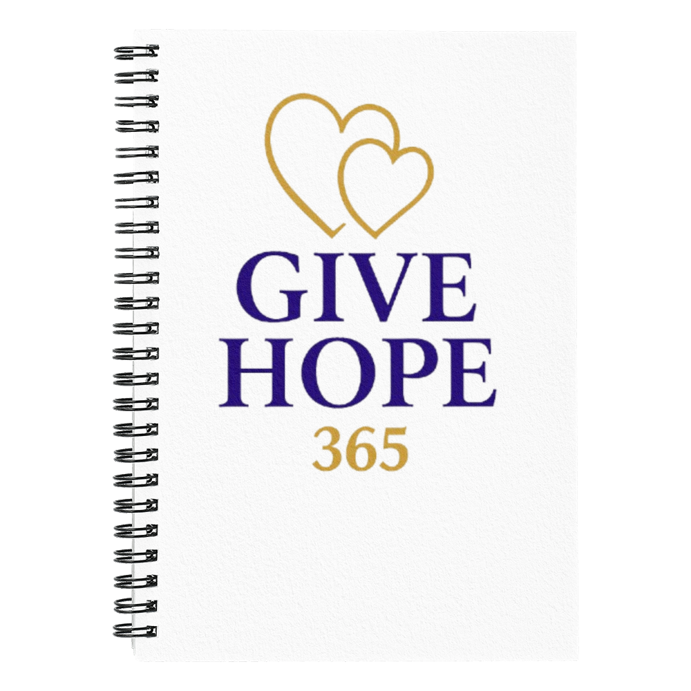 Give Hope  Spiral Notebook