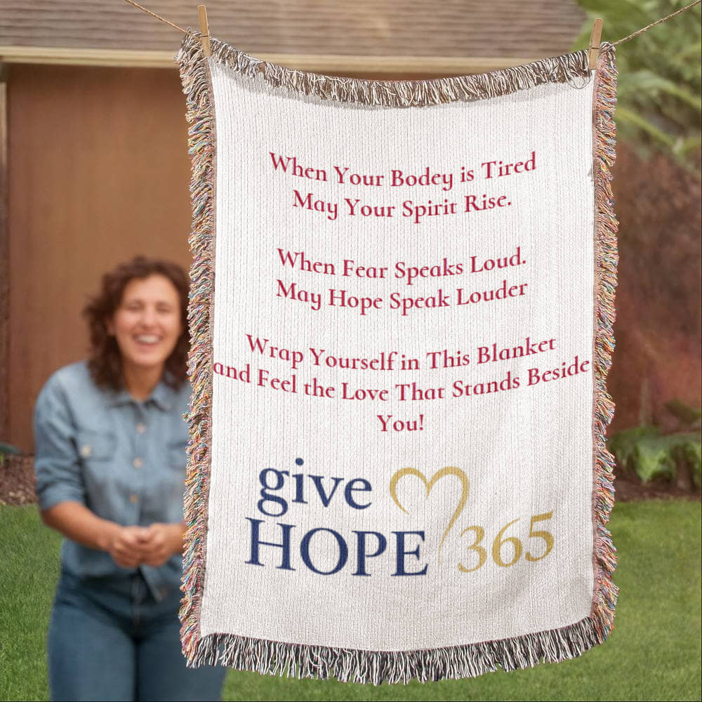 Give Hope Heirloom Woven Blanket