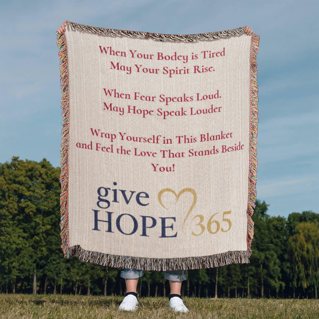 Give Hope Heirloom Woven Blanket