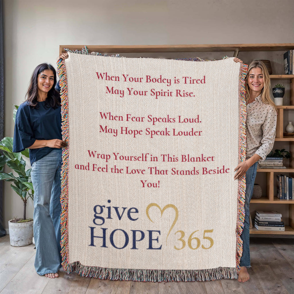 Give Hope Heirloom Woven Blanket