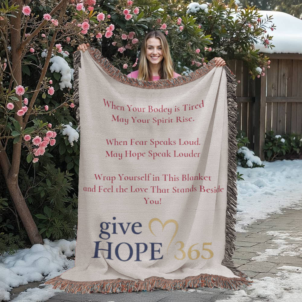 Give Hope Heirloom Woven Blanket
