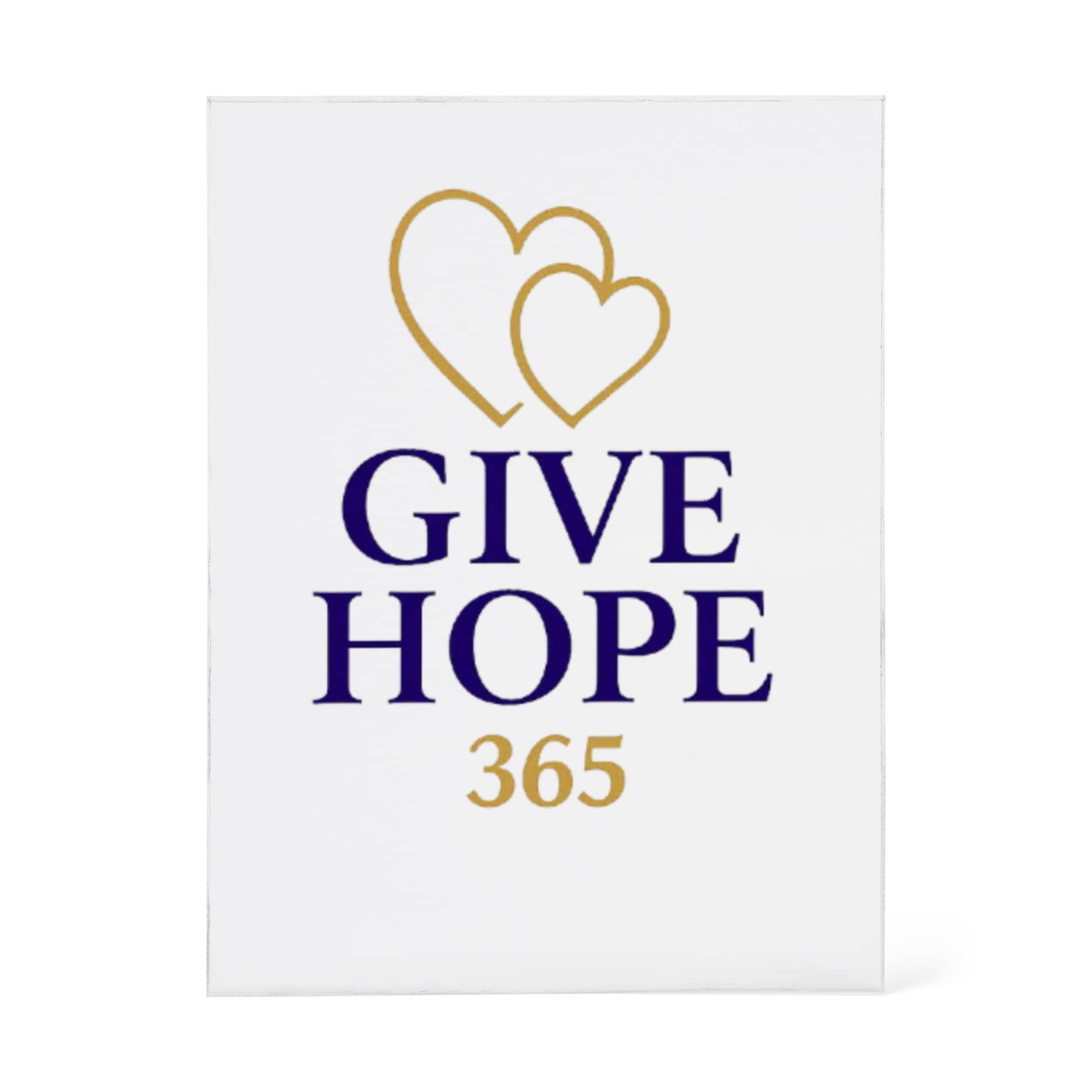 Give Hope Acrylic Block