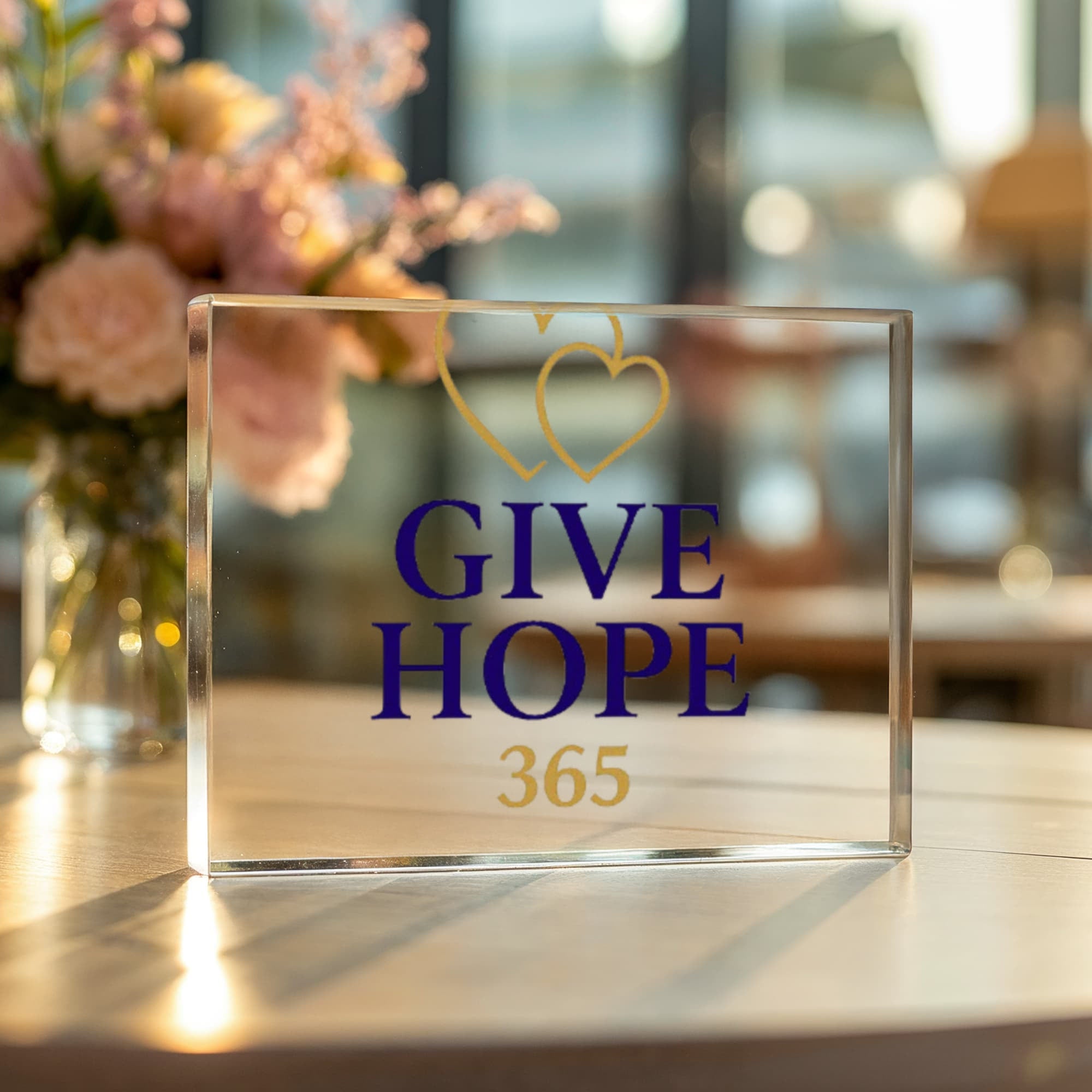 Give Hope Acrylic Block